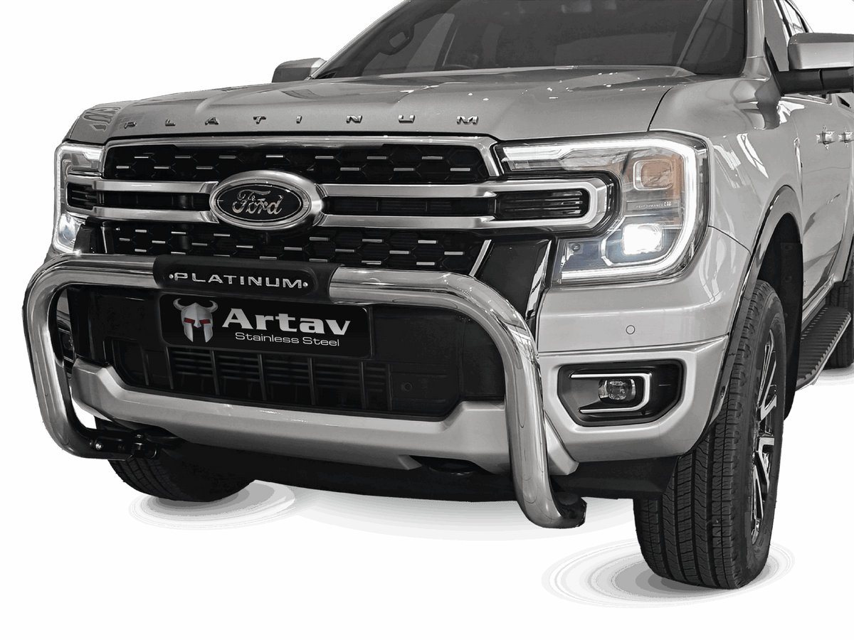 Ford Ranger & Everest Next Gen Platinum Nudge Bar Stainless 2023 >