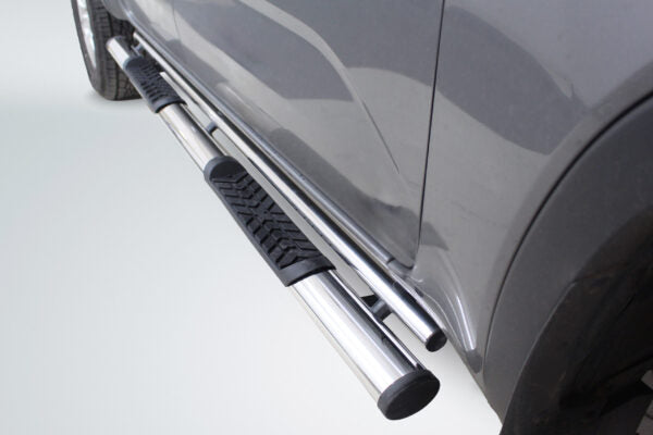 New VW Amarok Side Steps Double Cab Stainless 2023 >