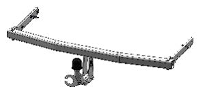 VW POLO SEDAN (PQ 24) Saloon Fixed tow bar, Wiring Harness Included