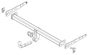 VW TIGUAN (AD1) (CT1) SUV Fixed tow bar, Wiring Harness Included