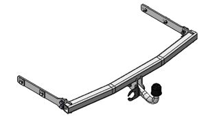 TOYOTA RUMION Estate Fixed tow bar, Wiring Harness Included