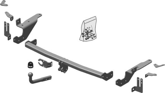 TOYOTA RAV 4 III (_A3_) SUV Fixed tow bar, Wiring Harness Included