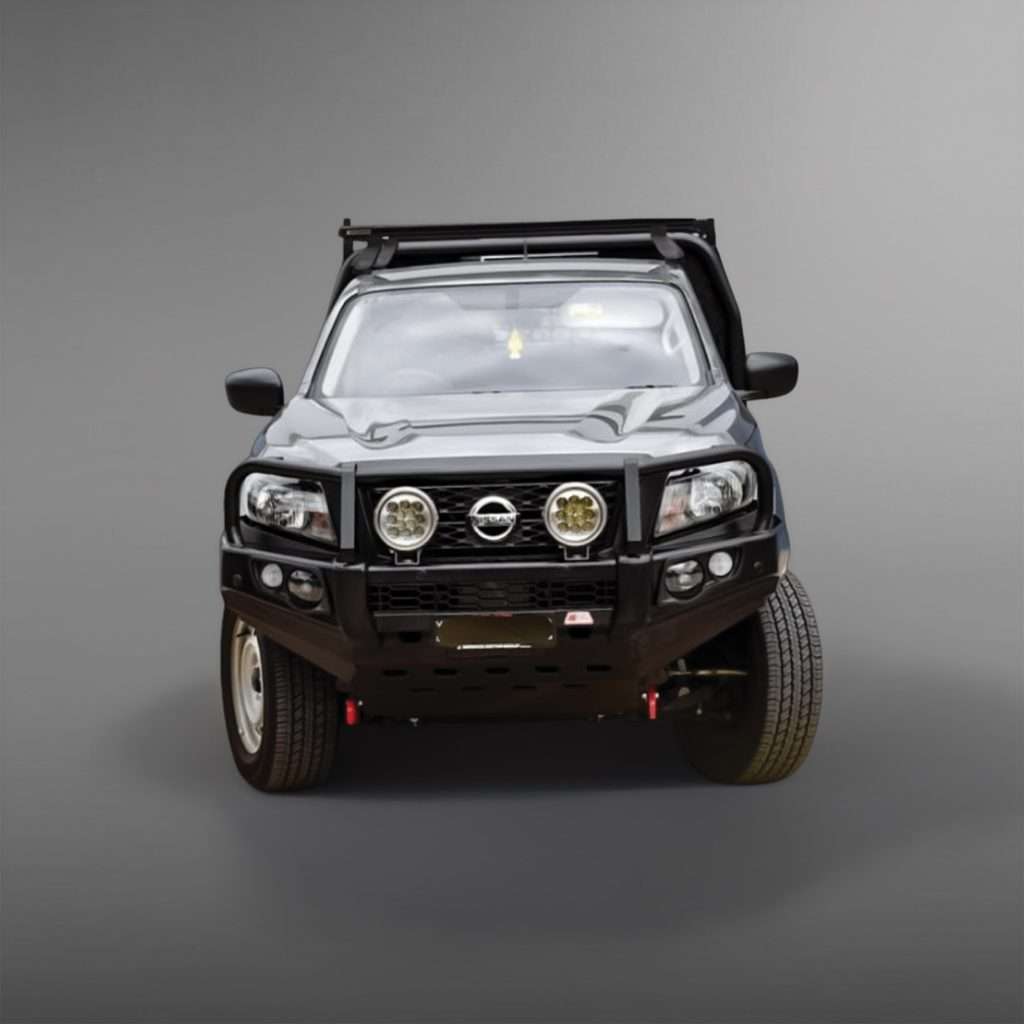 NAVARA 2017 - 2021: POST TYPE FRONT BUMPER REPLACEMENT BULLBAR