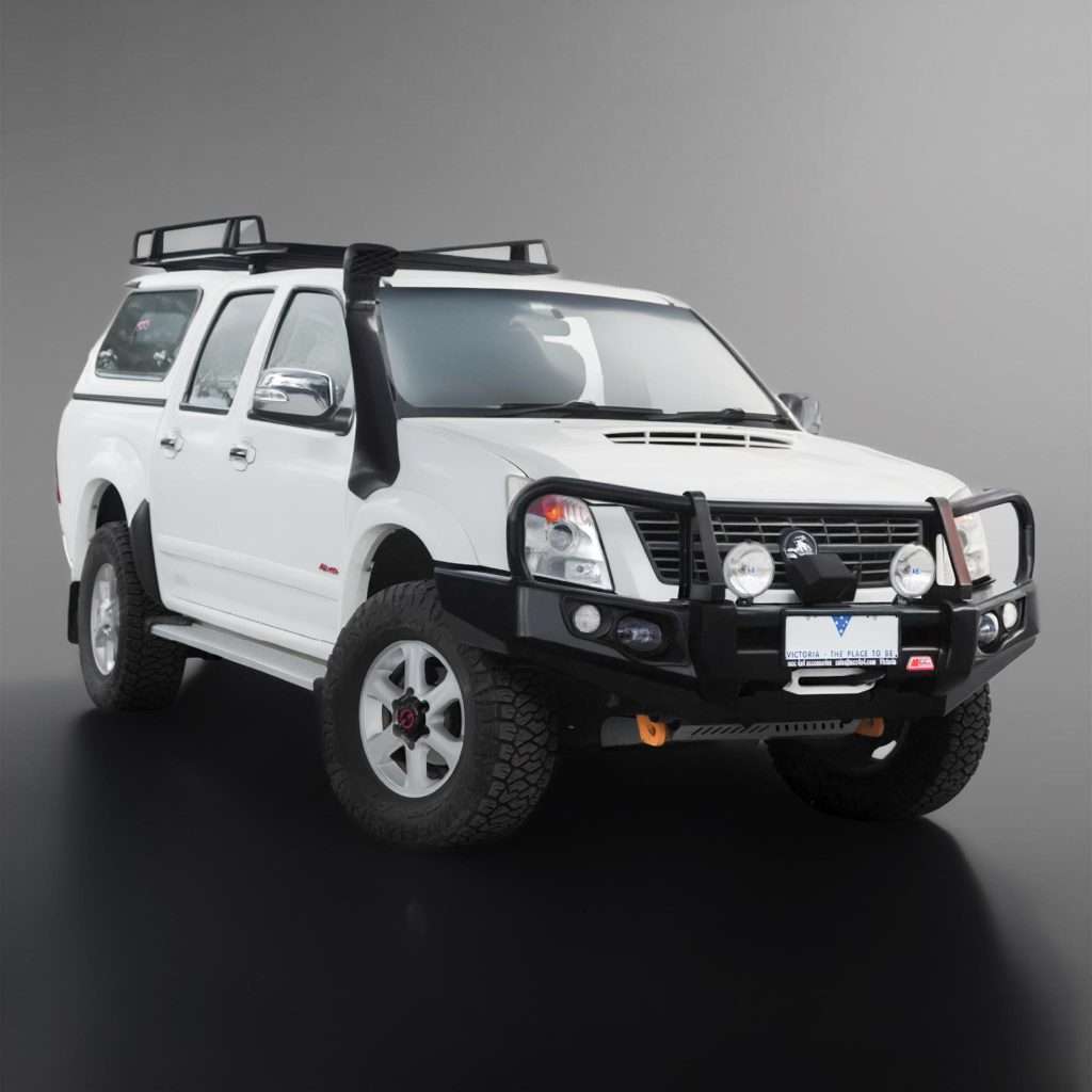 ISUZU 2007 - 2013: POST TYPE FRONT BUMPER REPLACEMENT BULLBAR