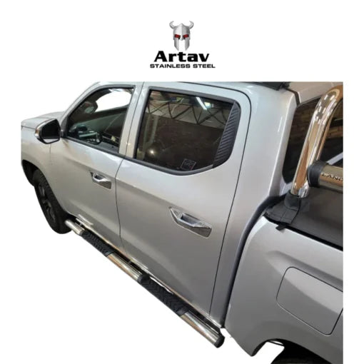 Peugeot Landtrek Side Steps Double Cab Stainless 2021 >