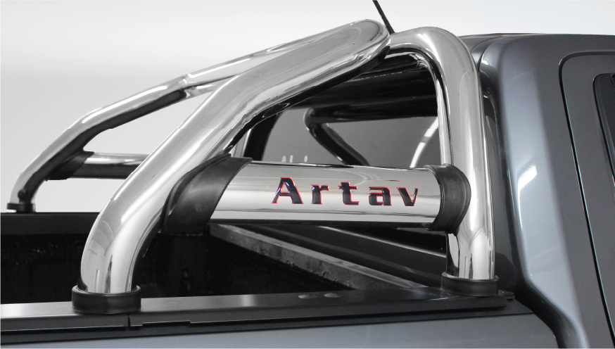 New VW Amarok Sports Bar Stainless – Single Cab (Fits Securi Lid & OEM Tonneau) 2023 >
