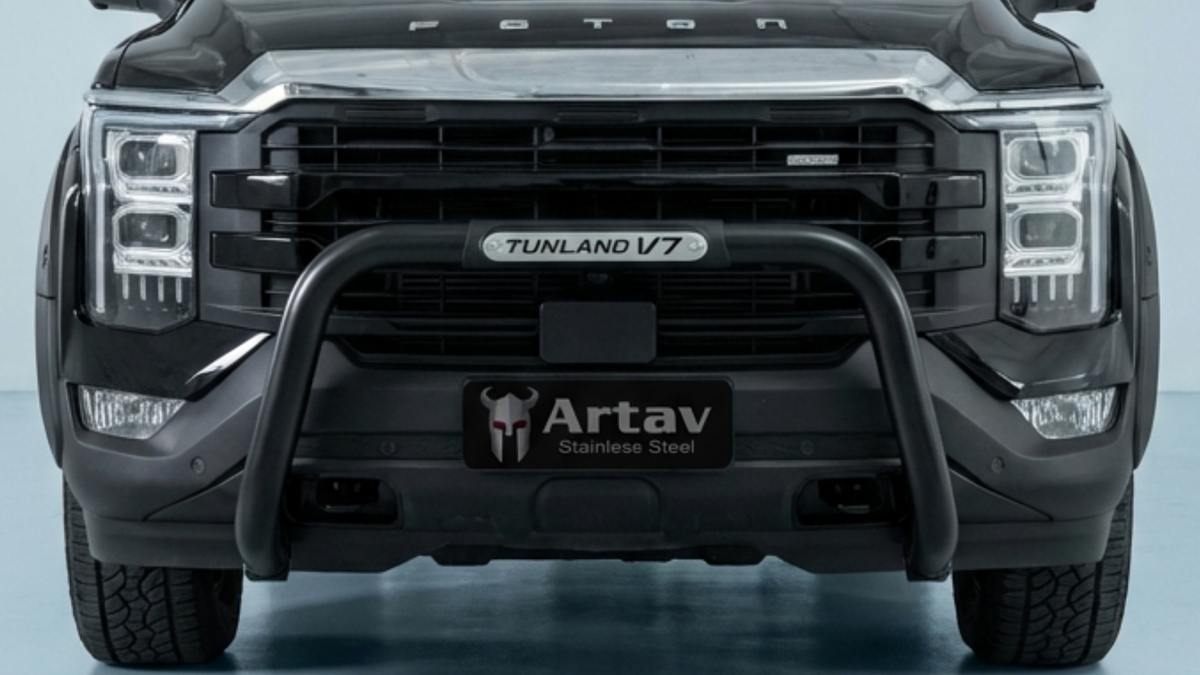 Foton Tunland V7 PDC Nudge Bar Black 2025 >