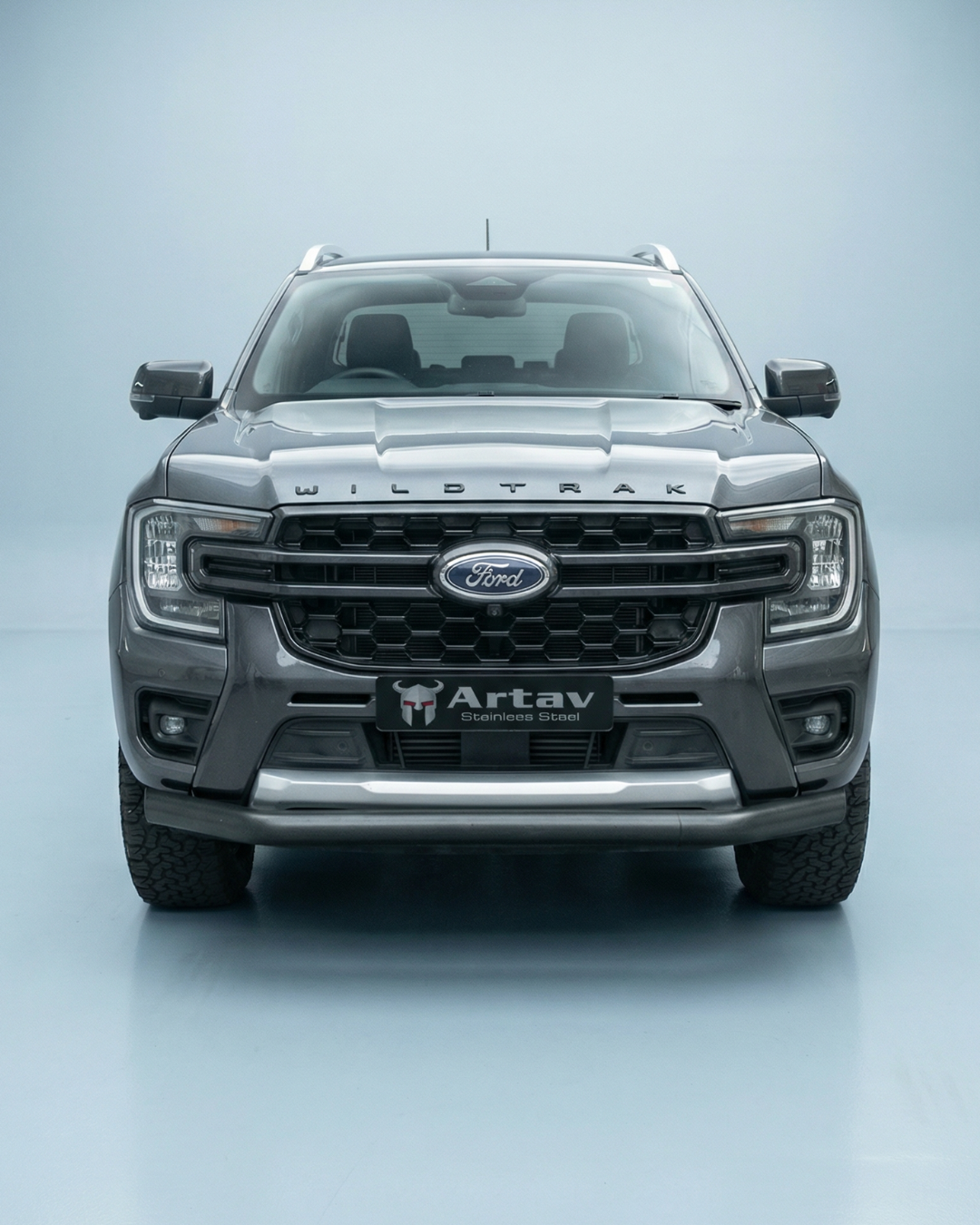 Ford Ranger Next Gen Front Styling Bar Single Tube Black 2023 >