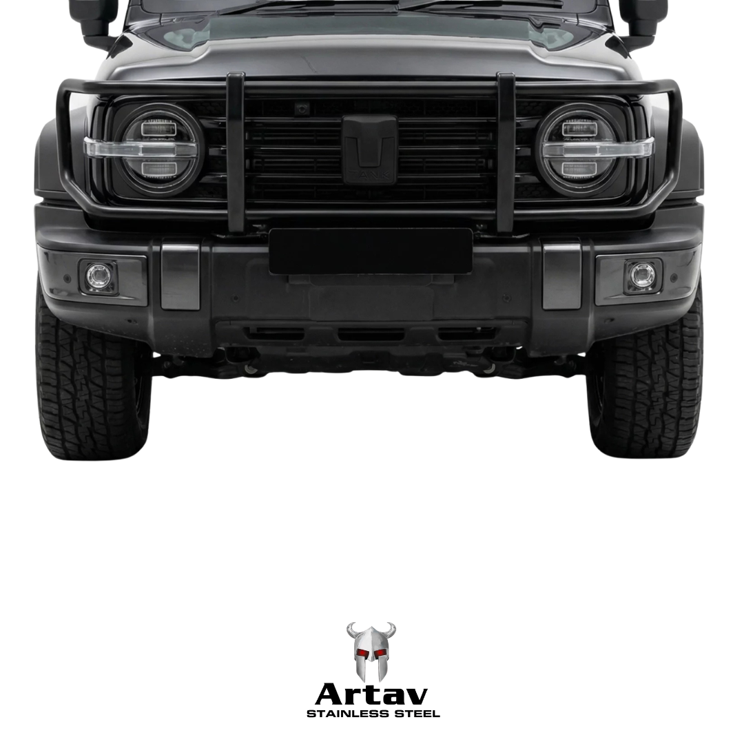 GWM TANK 300 Headlight Bumper Protector Black 2024 >