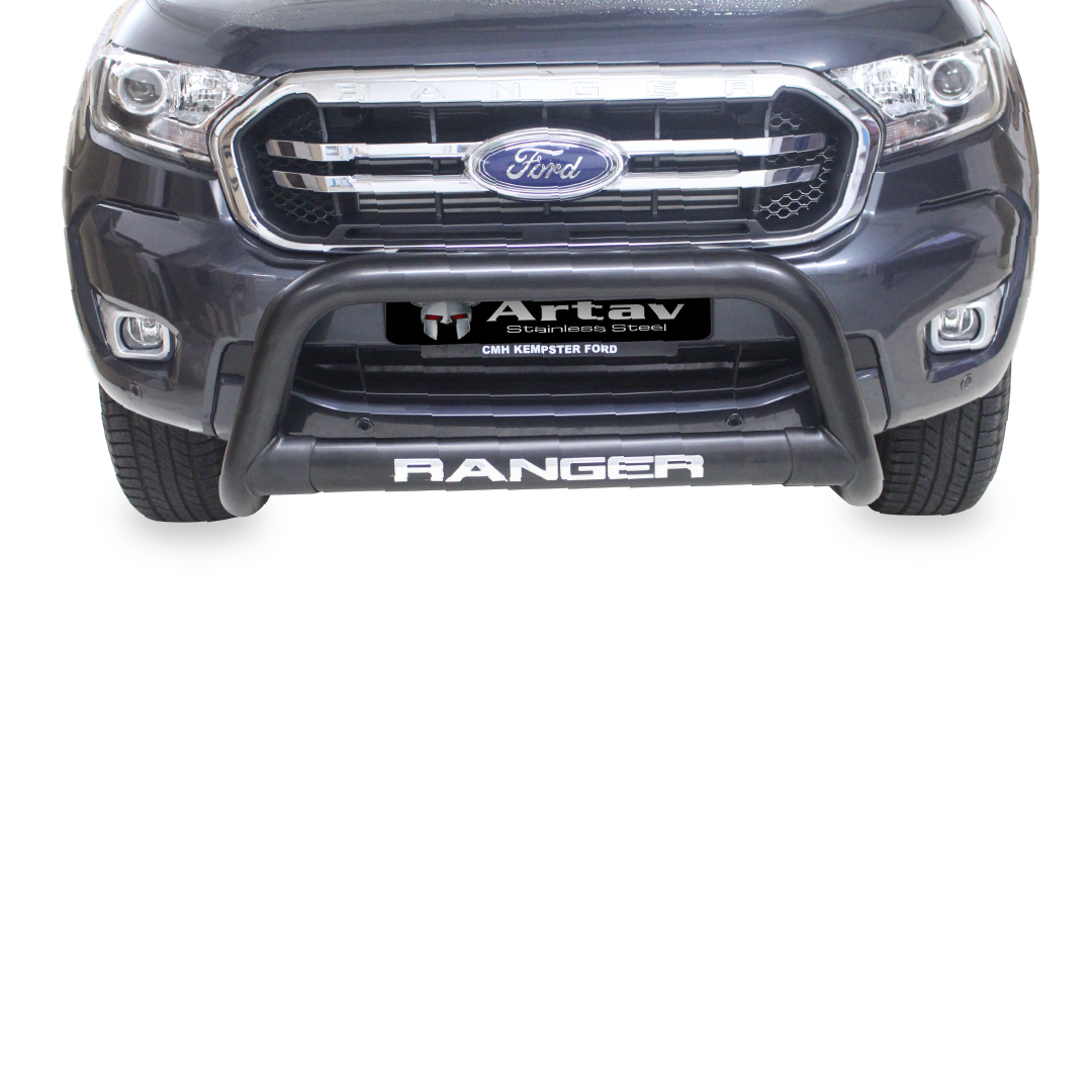 Ford Ranger T6 Facelift Nudge Bar Black 2016 - 2022