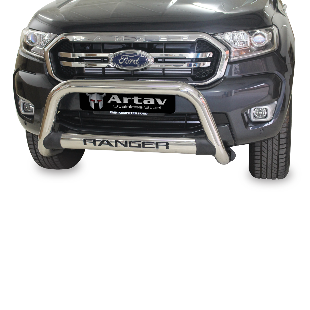 Ford Ranger T6 Facelift Nudge Bar Stainless 2016 - 2022