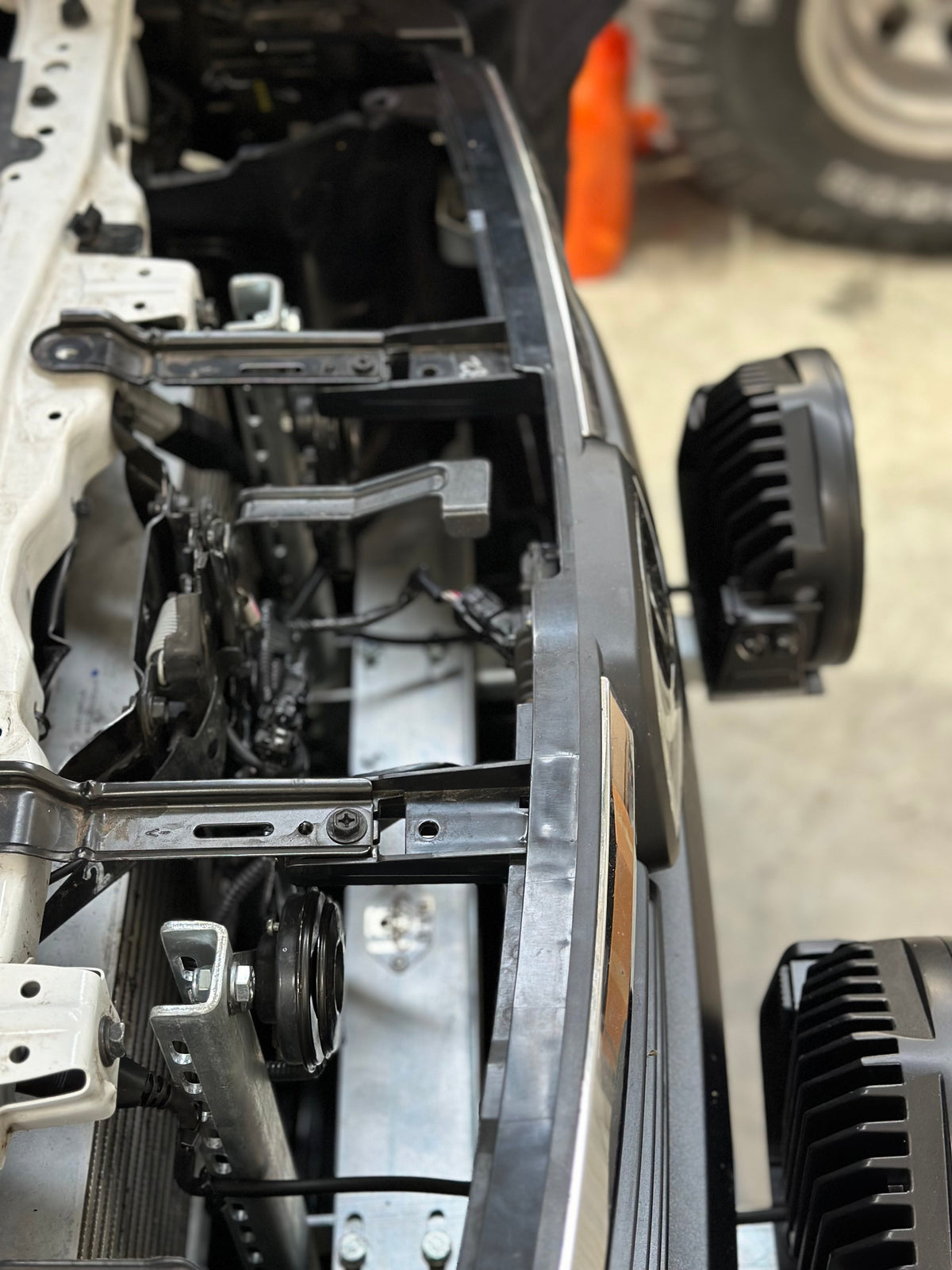 Toyota Hilux Revo (2016-CURRENT) Behind Bumper Spotlight Brackets