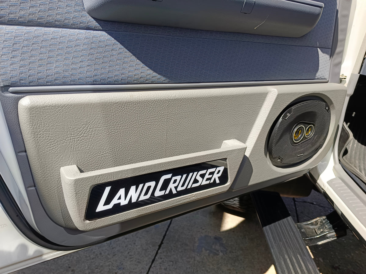 Landcruiser Front Door Speaker Panel With Pocket D/C