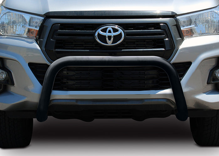 MLA Hilux Black Stainless Steel Fleet Nudge Bar