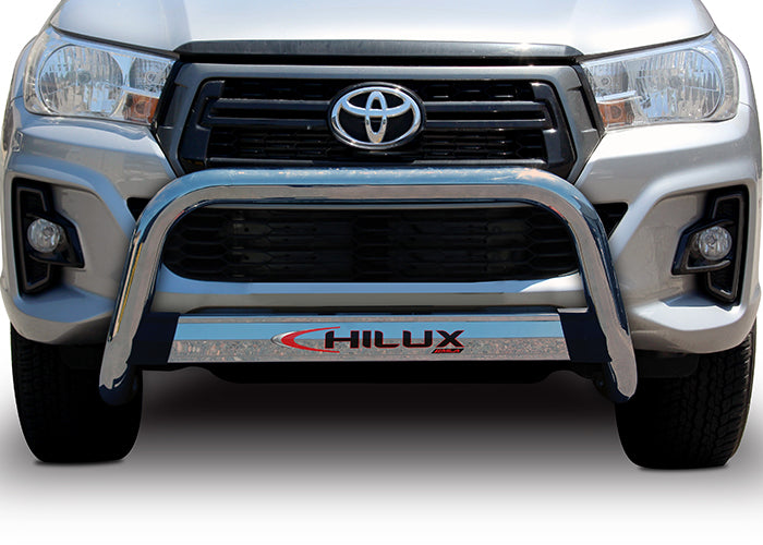 MLA Hilux Polished Stainless Steel Nudge Bar