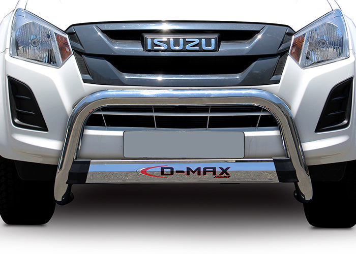 Isuzu D-Max & KB Gen 6 Polished Stainless Steel MLA design Nudge Bar