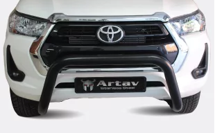 Toyota Hilux Fleet Nudge Bar Black