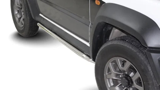 Suzuki Jimny Side Bars Polished Stainless - 5 Door Model 2023 >