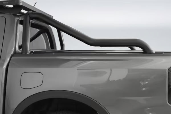 Ford Ranger Next Gen Sweep Back Sports Bar Black - Double Cab Model Only (Fits with Securi Lid M/E and OEM Tonneau Cover) 2023 >