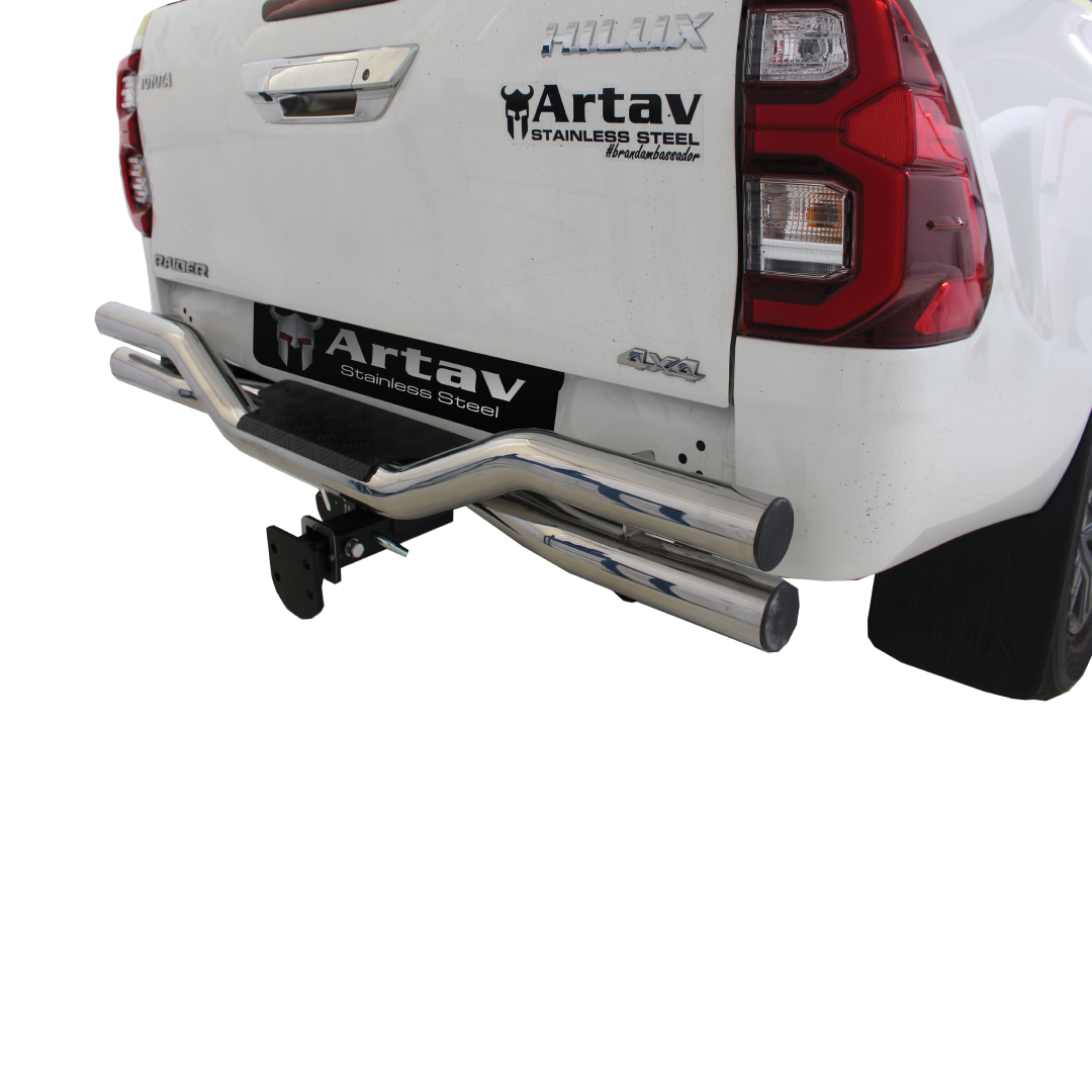 Toyota Hilux Rear Step Stainless (Sold Without Towbar) 2011 >