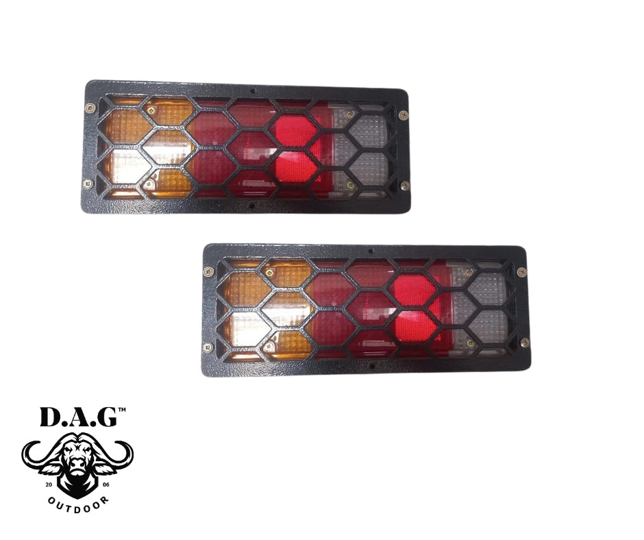 Land Cruiser 79 Series Honeycomb Tail Light Cover Set (1994-Current)
