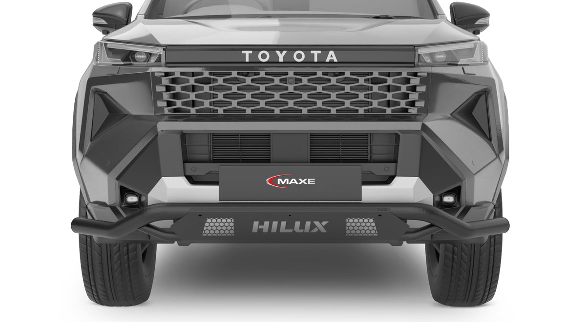Toyota Hilux MY26 Black Stainless Steel Front Styling Bar