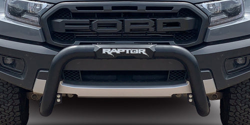 Ford Raptor T7 Black Coated Stainless steel Nudge Bar