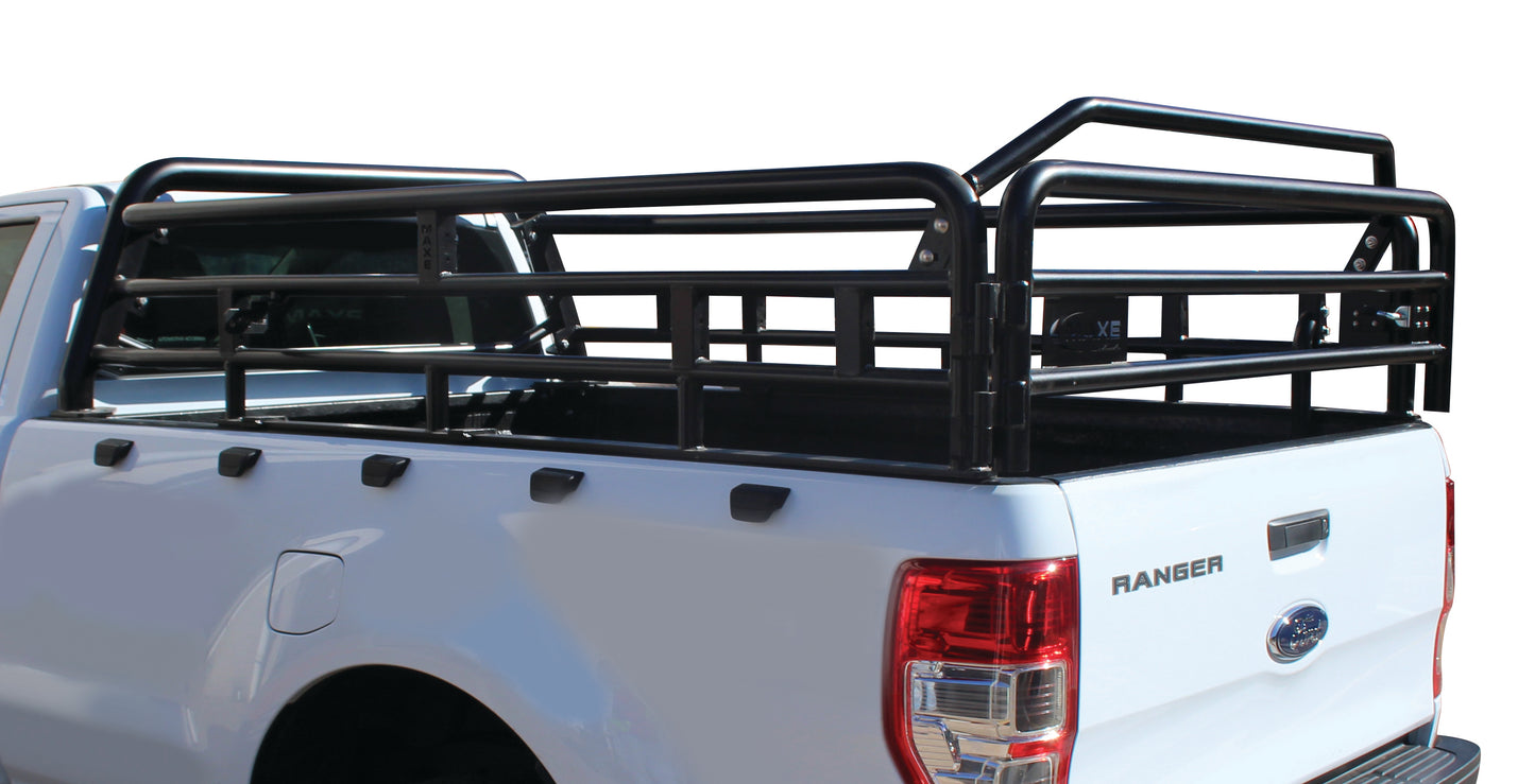Ford Ranger T6/T7 Tonneau Cover Double Cab with tailgate rail. (fits with Maxe OEM approved Oval Sports Bar)