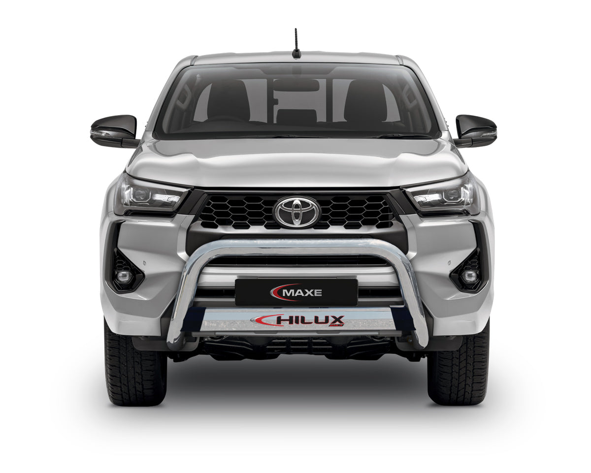 Toyota Hilux GD6 MY2024 Polished Coated PDC Compatible Stainless Steel Nudge Bar