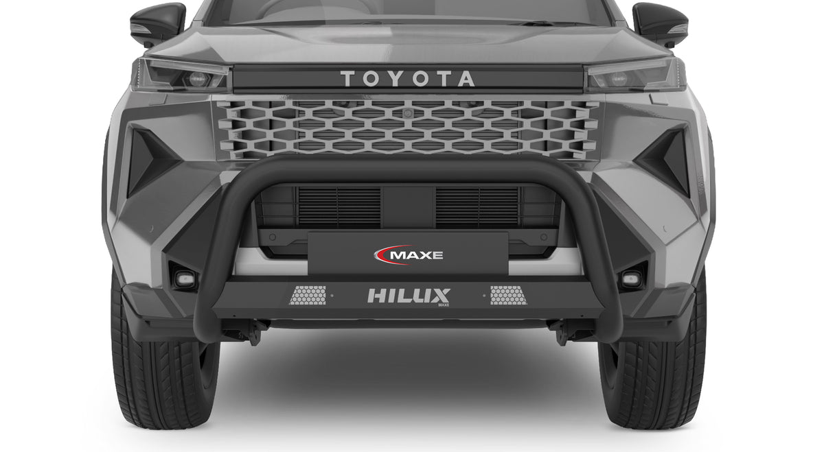 Toyota Hilux MY26 Black Stainless Steel Nudge Bar