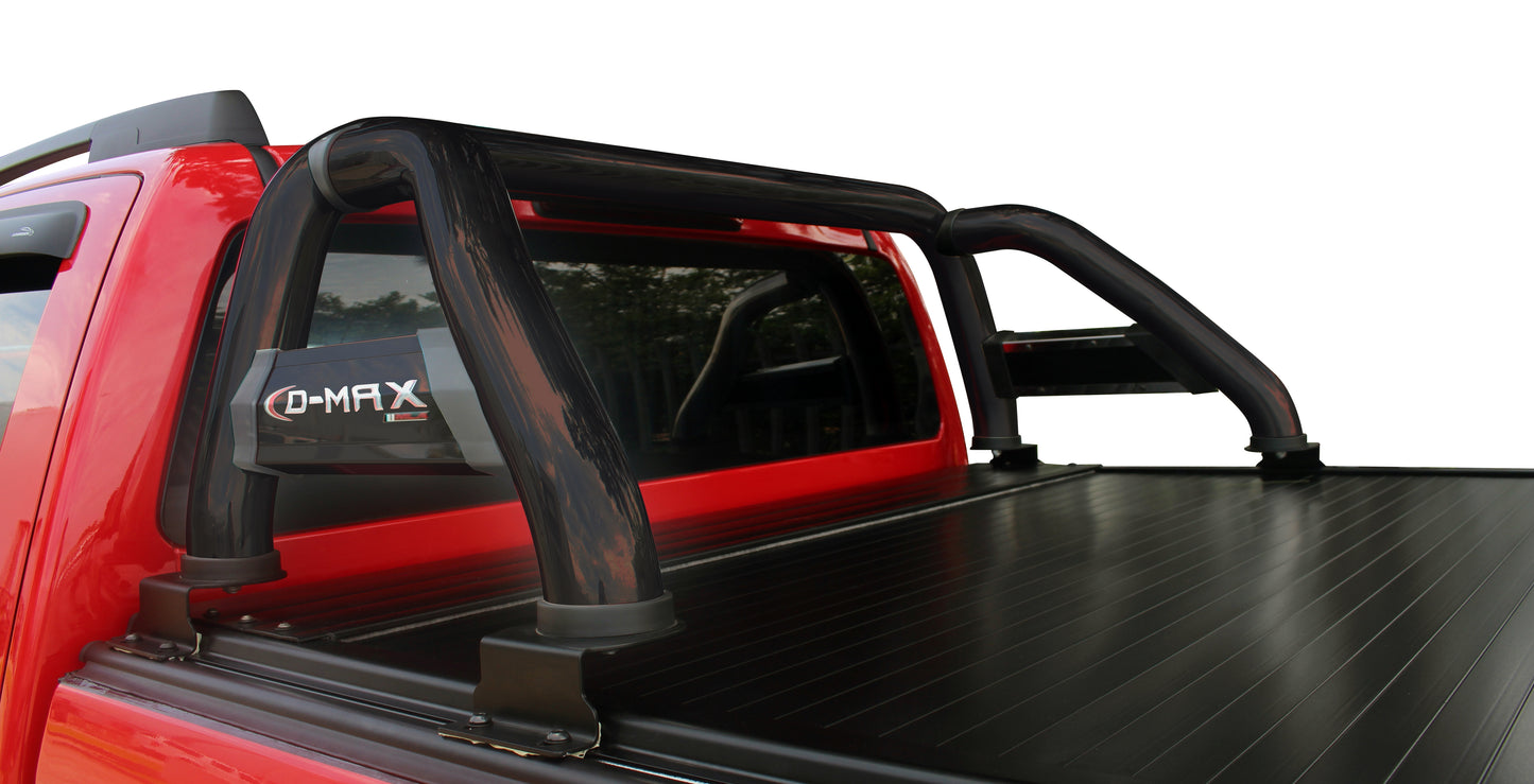 Isuzu Isuzu D-Max Gen 7 D/Cab MLA design Sports Bar Rollatop Compatible Black
