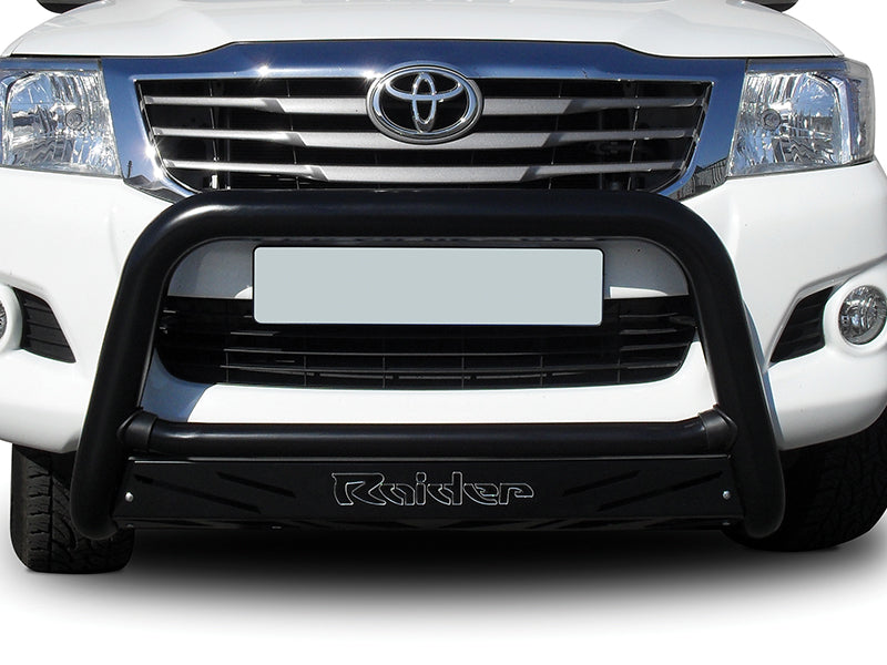 Hilux GD6 Black Coated Nudge Bar with Sump Guard. *Excludes fitting kit
