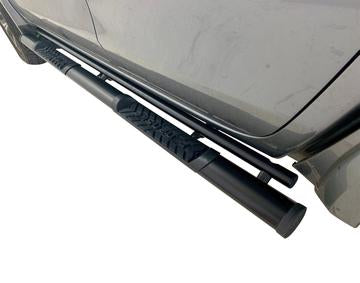Toyota Hilux Side Steps Double Cab & Extended Cab Black