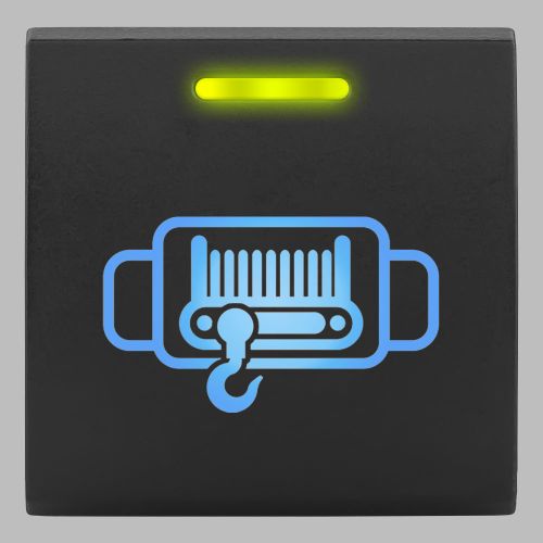 Stedi Square Type Push Switch - Winch Power
