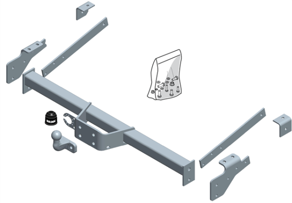 RENAULT TRAFIC II Van (FL) Flange Tow Bar Van