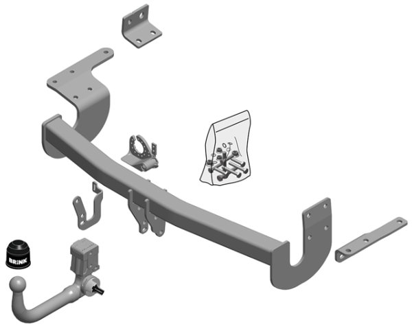 RENAULT KOLEOS II (HC_) BMU Detachable Tow Bar Closed Off-Road Vehicle
