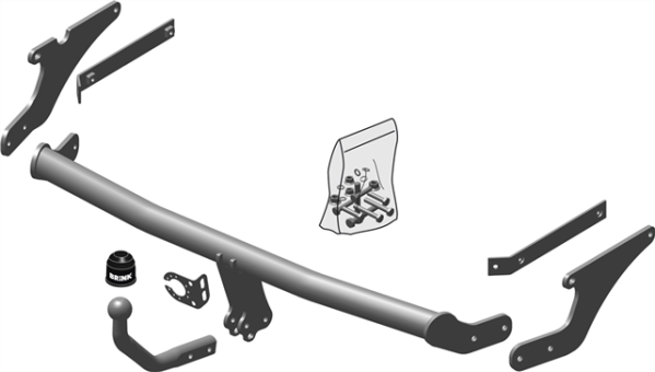RENAULT MEGANE IV (B9A/M_) Fixed tow bar Hatchback