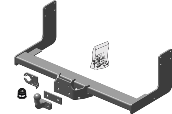 VW CRAFTER 30-50 Platform/Chassis (2F_) Flange Tow Bar Platform/Chassis