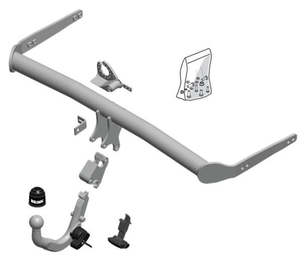 VW GOLF SPORTSVAN (AM1) BMA Detachable Tow Bar Hatchback