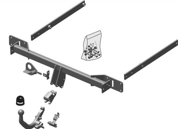 MERCEDES-BENZ C-CLASS (W204) BMA Detachable Tow Bar Saloon