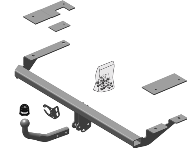 OPEL ASTRA H (A04) Fixed tow bar Hatchback