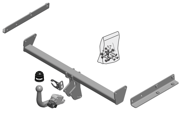NISSAN MICRA V (K14) BMA Detachable Tow Bar Hatchback