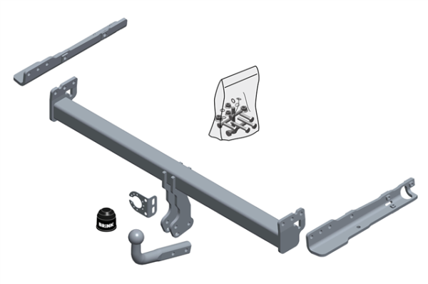 NISSAN QASHQAI III (J12) BMU Detachable Tow Bar Closed Off-Road Vehicle