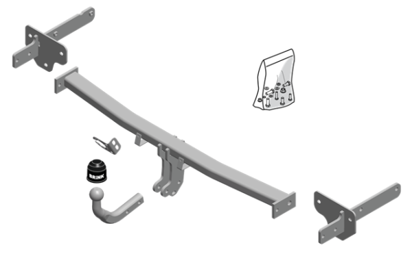 OPEL ASTRA K (B16) Fixed tow bar Hatchback