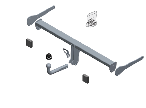 AUDI Q2 (GAB) Fixed tow bar Closed Off-Road Vehicle