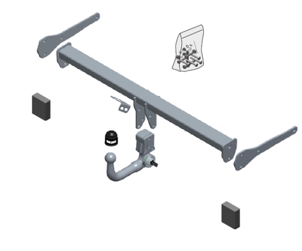 AUDI Q2 (GAB) BMU Detachable Tow Bar Closed Off-Road Vehicle