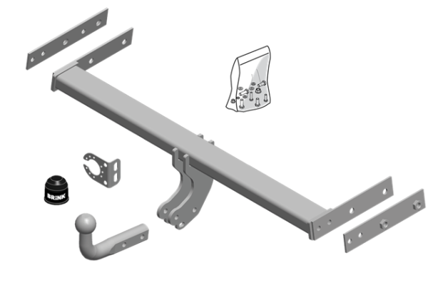 VOLVO V60 Fixed tow bar Estate