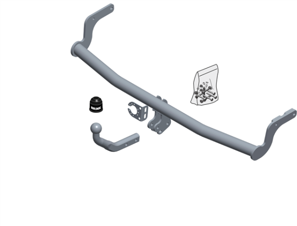 KIA RIO IV (YB, SC) Fixed tow bar Hatchback