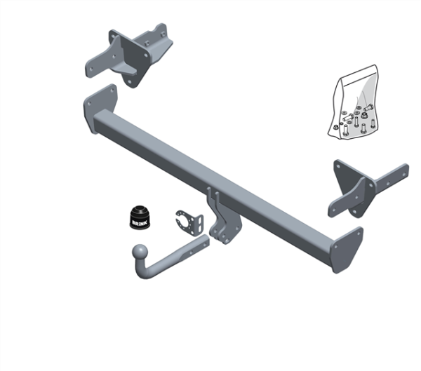 JEEP CHEROKEE (KL) Fixed tow bar Closed Off-Road Vehicle