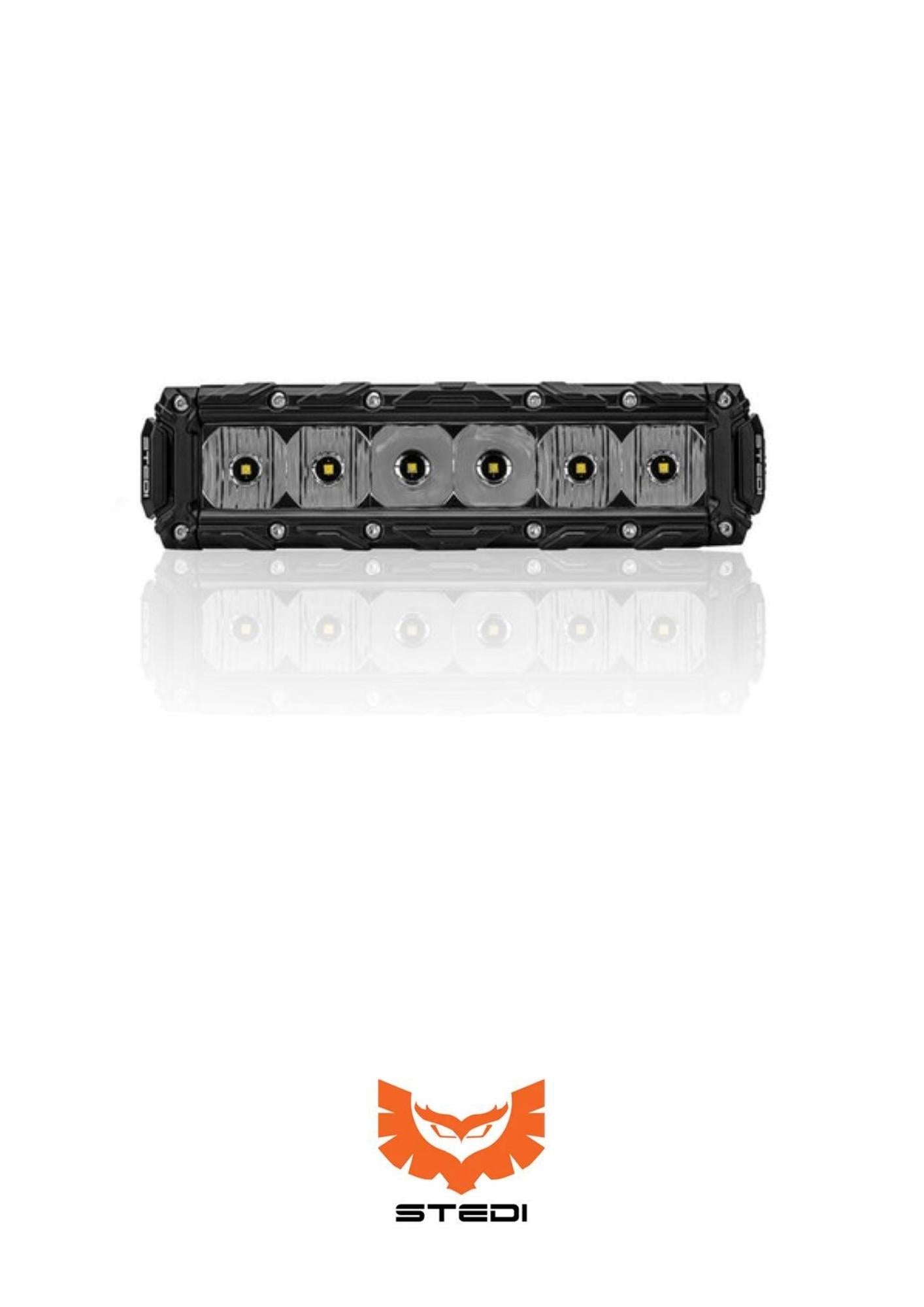 ST3K 7.5 INCH 6 LED SLIM LED LIGHT BAR